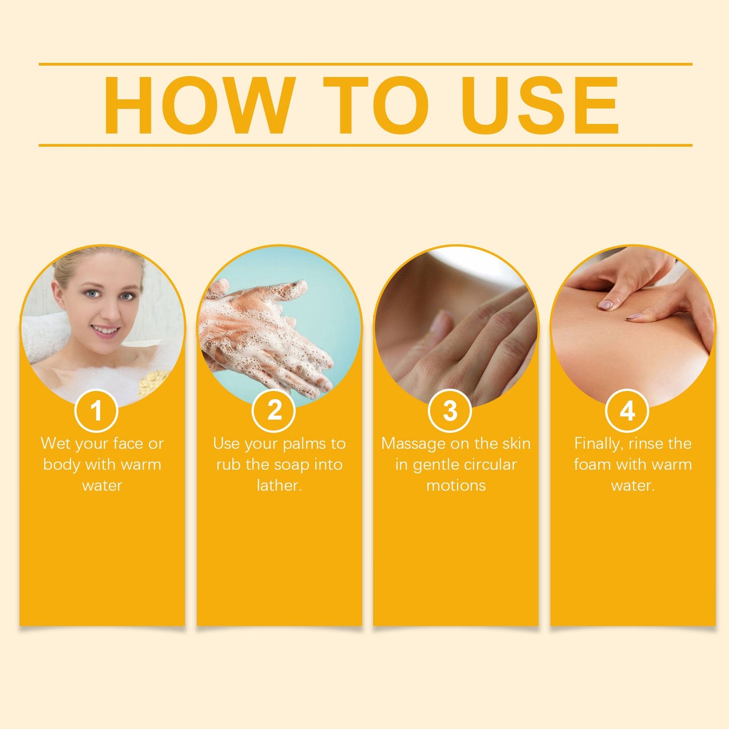 OceAura Skin Care Soap, Gently Cleanses Body Skin Dirt And Exfoliating Fresh Floral Cleansing Soap For Skin Care