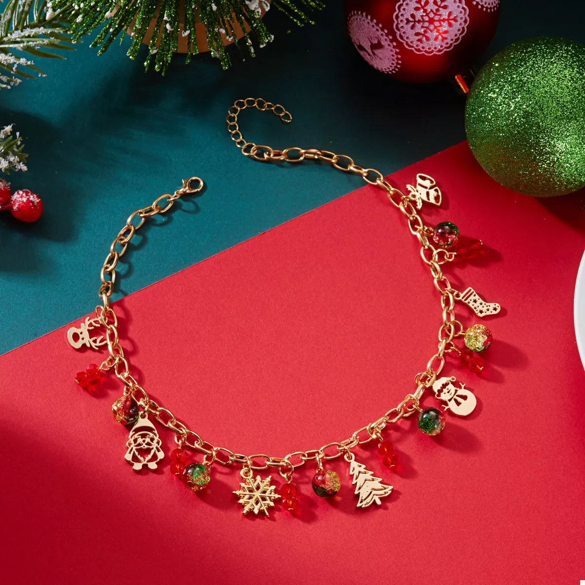 Christmas Themed Charm Necklace
