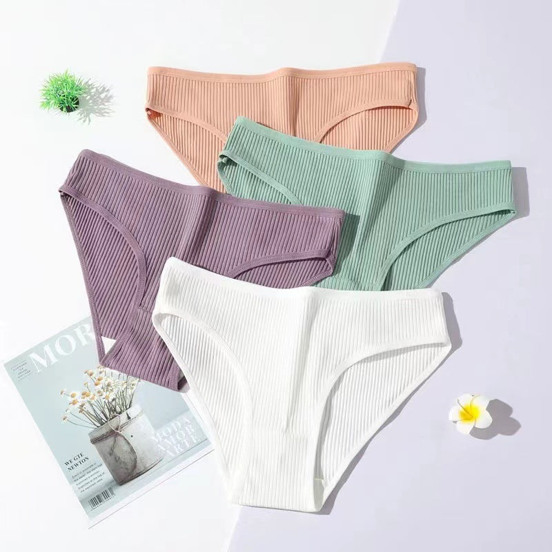 Women's Cotton Threaded Briefs