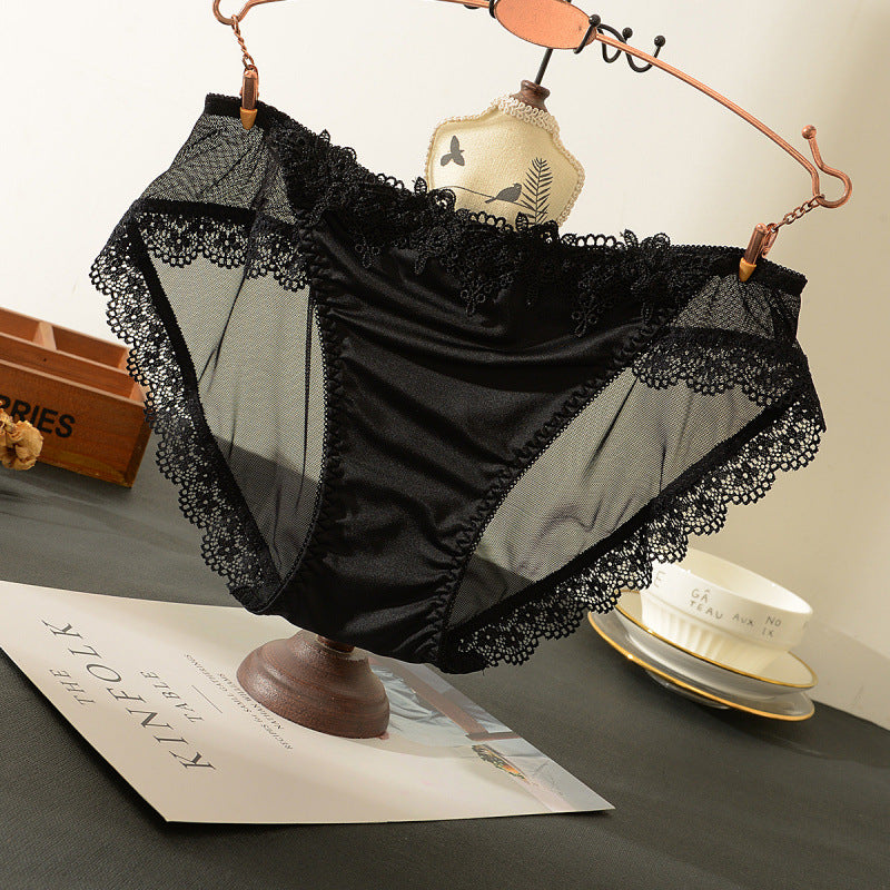 Milk Silk Sexy Panties Women's Underwear Cotton Crotch