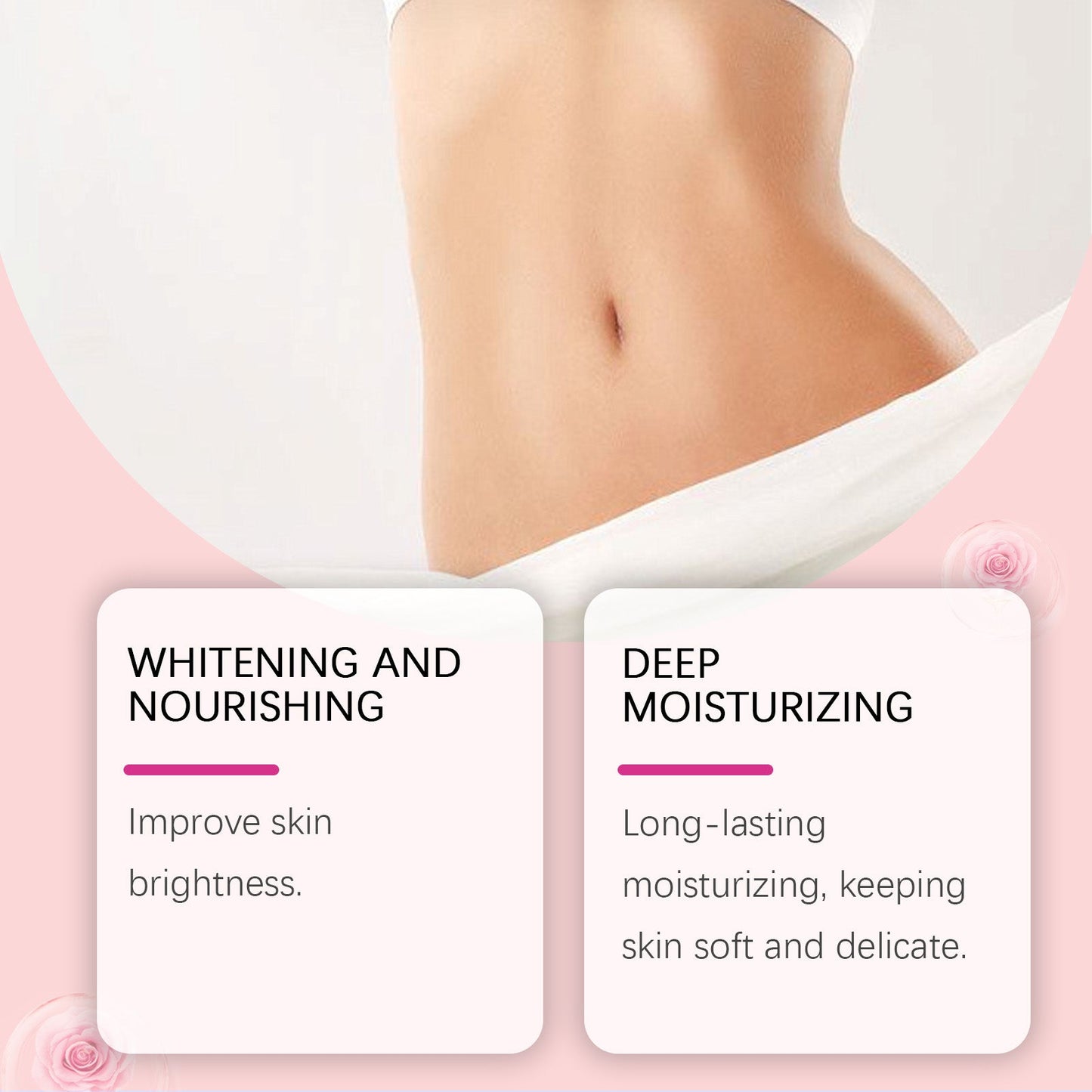 West&Month Rose Body Oil, Moisturizing, Hydrating, Hydrating And Purifying Daily Care Soothing Body Rose Oil