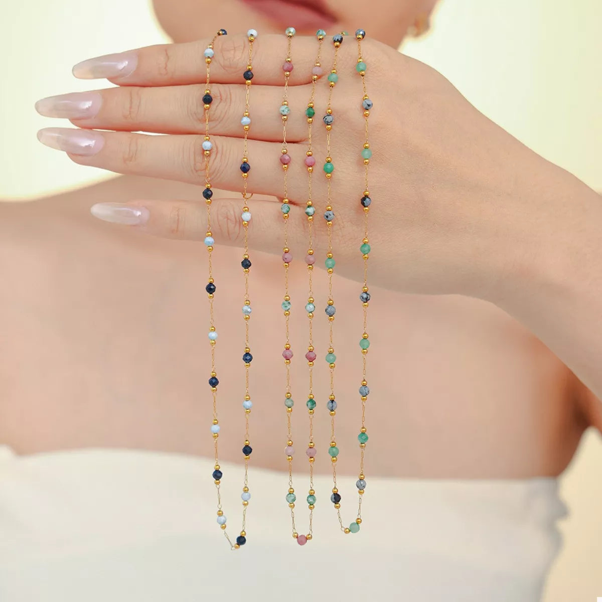 18K Gold-Plated Titanium Steel Necklace