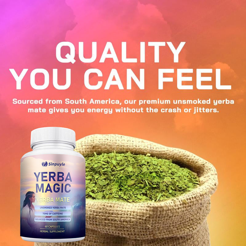 Yerba Magic Yerba Mate Pure Clean Energy 60 Capsules