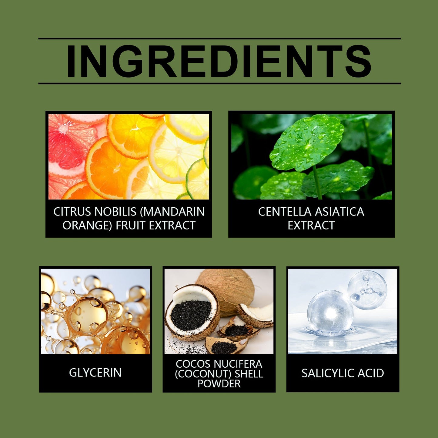 Hoygi Green Orange Scrub