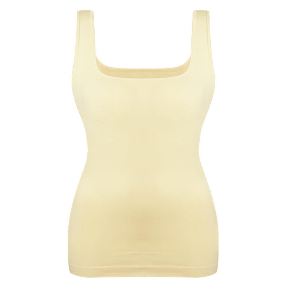 Women's Tummy Control Shapewear Tank Tops Seamless Square Neck Compression Tops Slimming Body Shaper Camisole