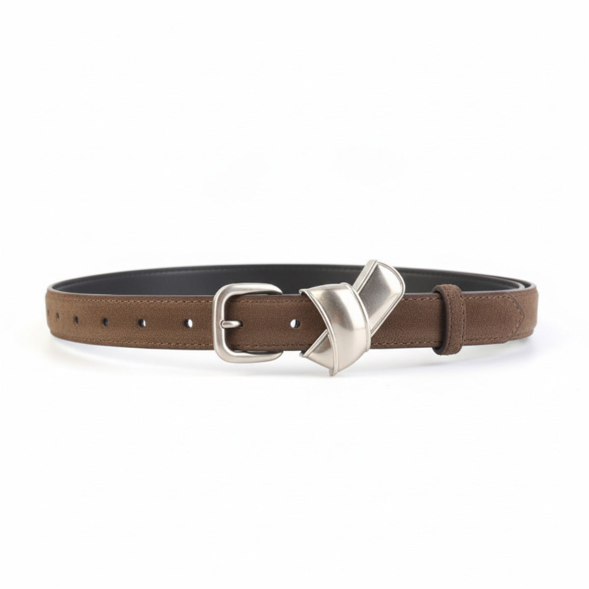 Adjustable Buckle Skinny Belt