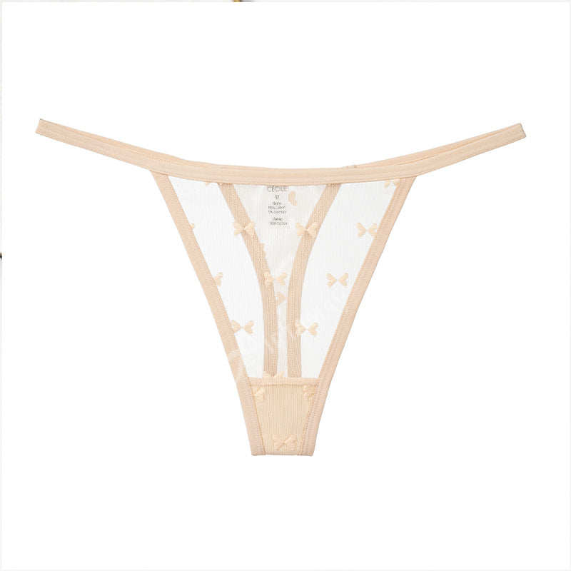 Sexy Hollow Lace Thong Low-rise Panties