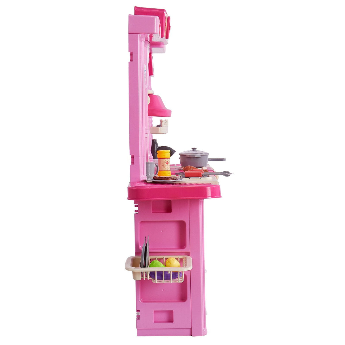Christmas Gift  VEVOR Kitchen Playset Kids Pretend Cooking Play Toy 74 Piece Accessories