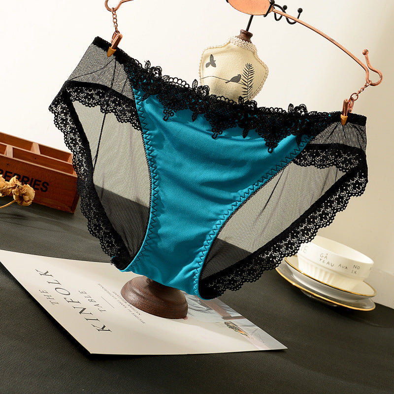 Milk Silk Sexy Panties Women's Underwear Cotton Crotch