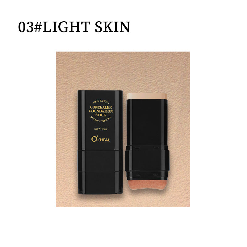 OCHEAL Dual-Ended Concealer Foundation Stick With Brush