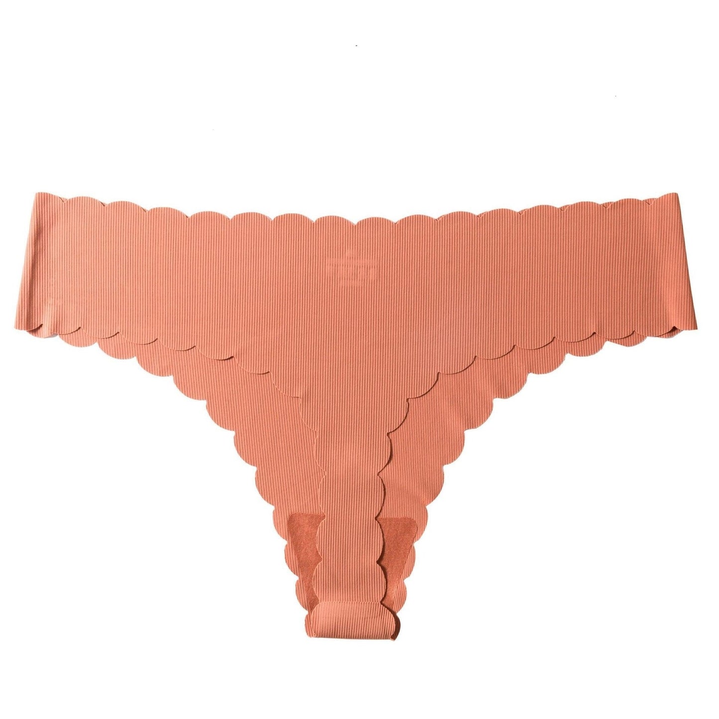 Women's Ribbed Ice Silk Seamless Wavy Edge Shorts
