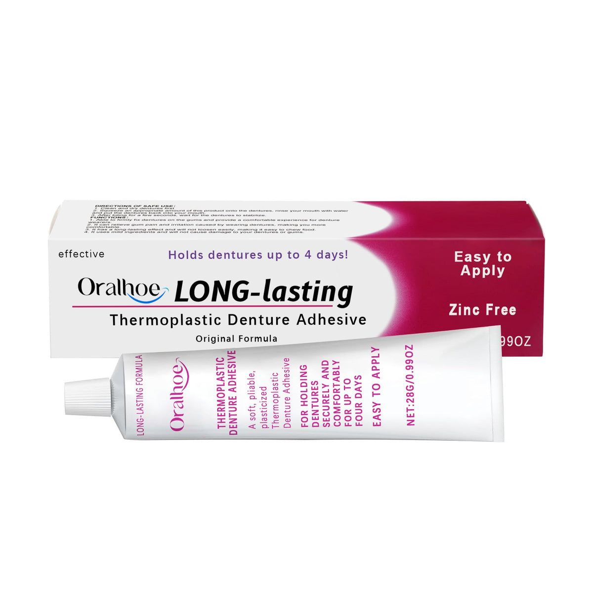 Dentures Fixed Adhesive Beautiful Tooth Improve Comfort