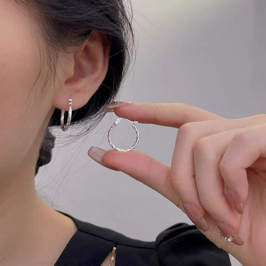 925 Sterling Silver Hoop Earrings