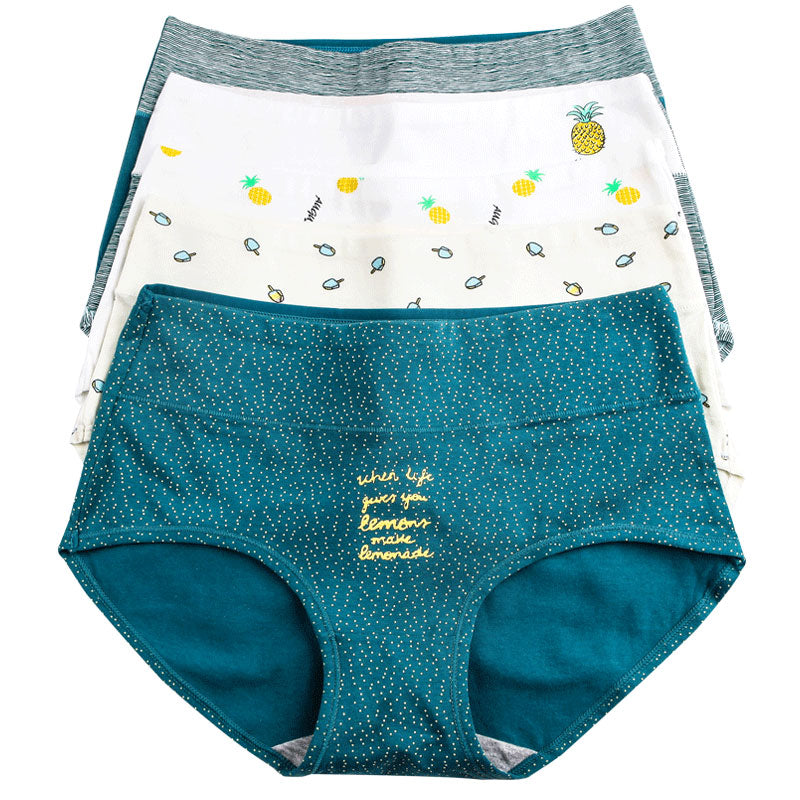 Cotton high waist panties