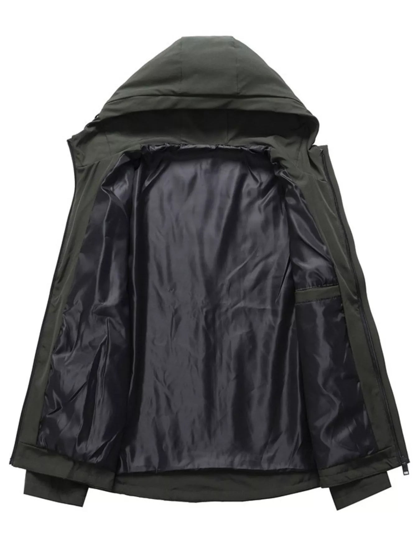 Men's Plus Size Casual Hooded Windproof Jacket