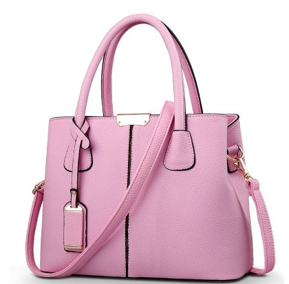 Women PU Leather Shoulder Bag Lychee Pattern Handbag Crossbody Tote Purse for Casual Party Everyday Use Shoulder Messenger Bag