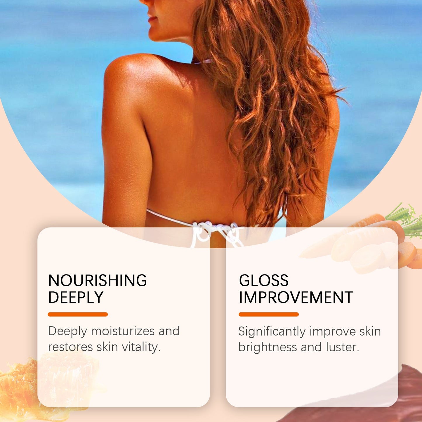 Wiyun Quick Tanning Gel, Tanner Repair Gel Bronzer Tanner Moisturizing And Nourishing Gel