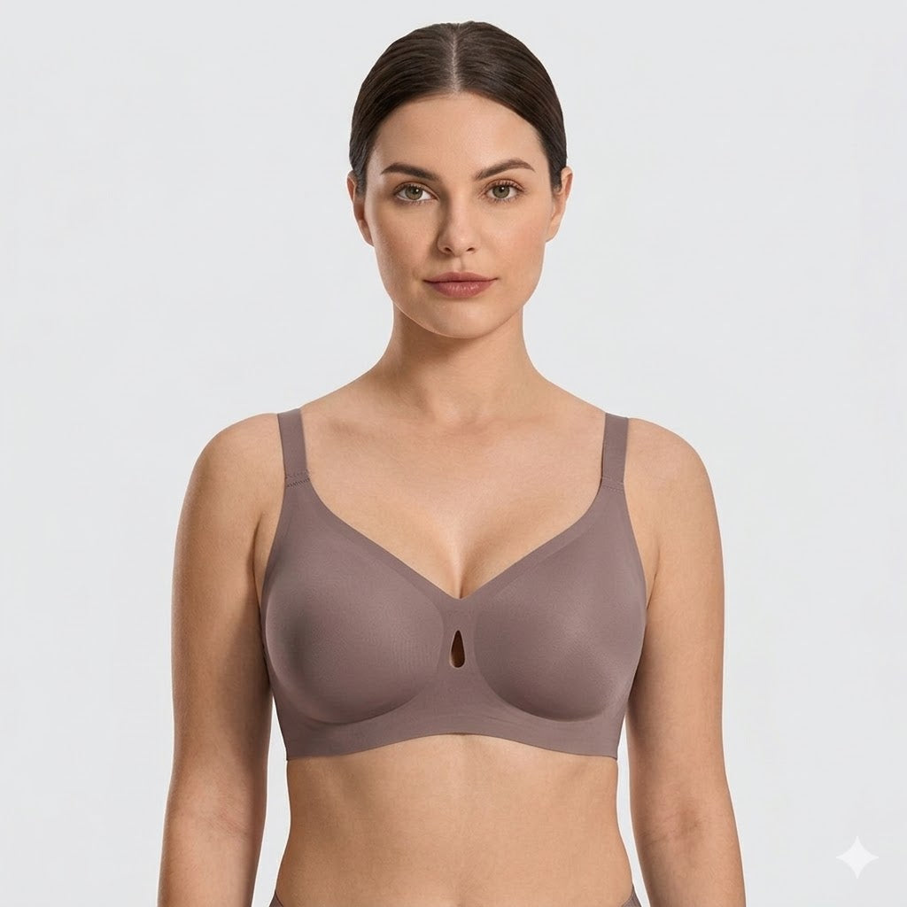 Teardrop Cutout Support Bra