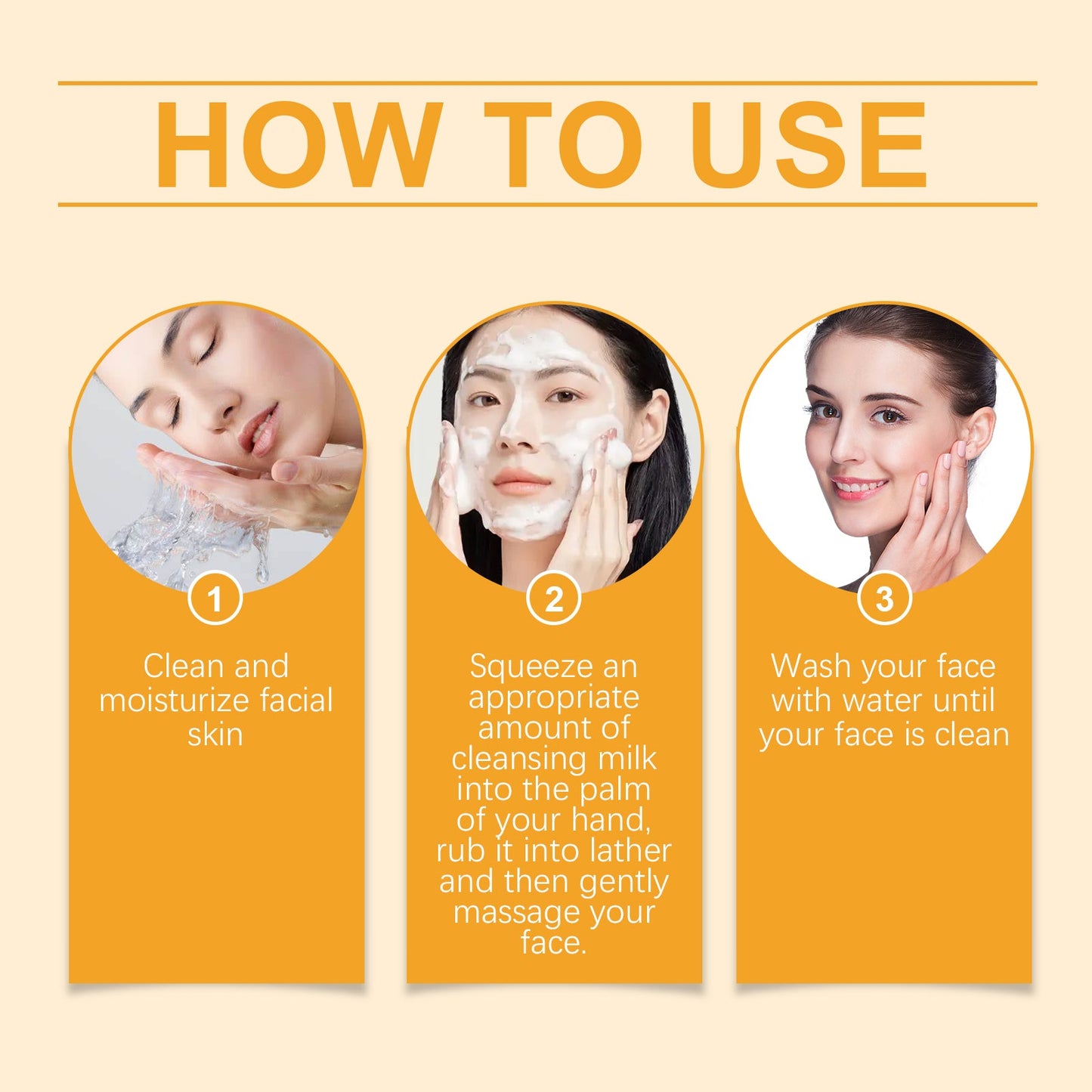 Jaysuing Vitamin C Cleanser, Gentle, Clean, Moisturizing, Tender And Refreshing Skin Care Cleanser For Face