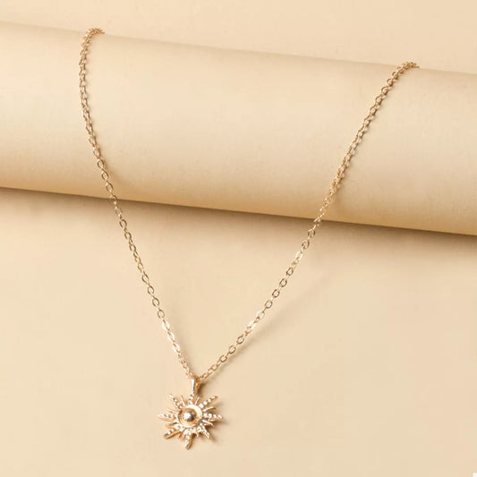 Sunburst Pendant Necklace