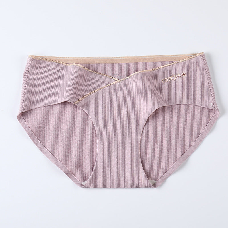 Cotton Low-rise Belly Lift Seamless Large Size Triangle Shorts