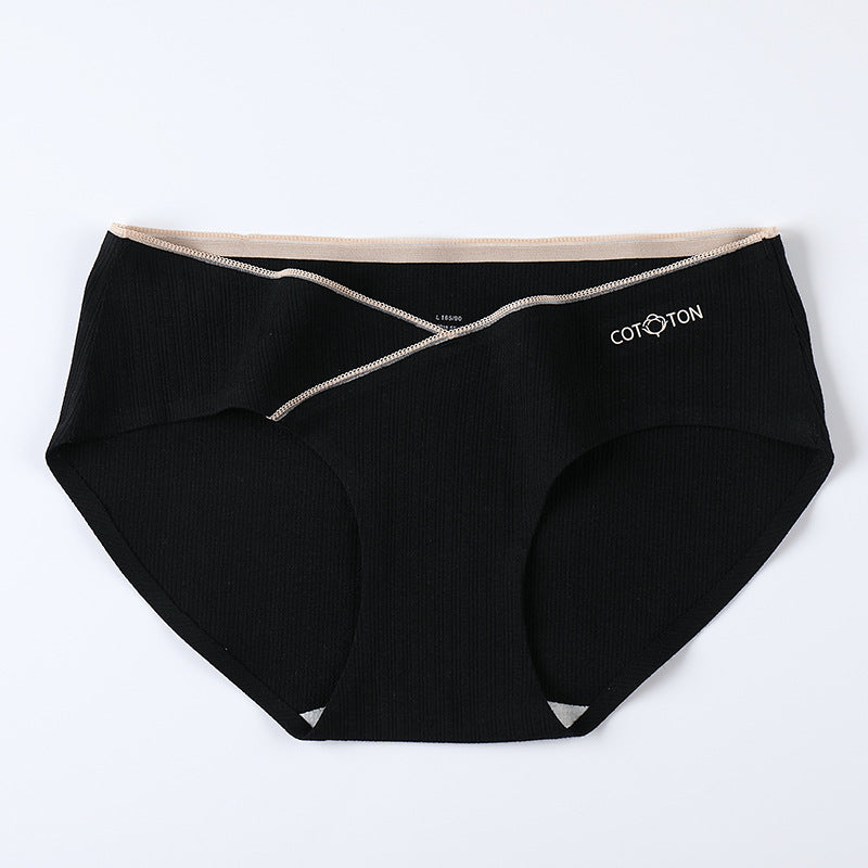 Cotton Low-rise Belly Lift Seamless Large Size Triangle Shorts
