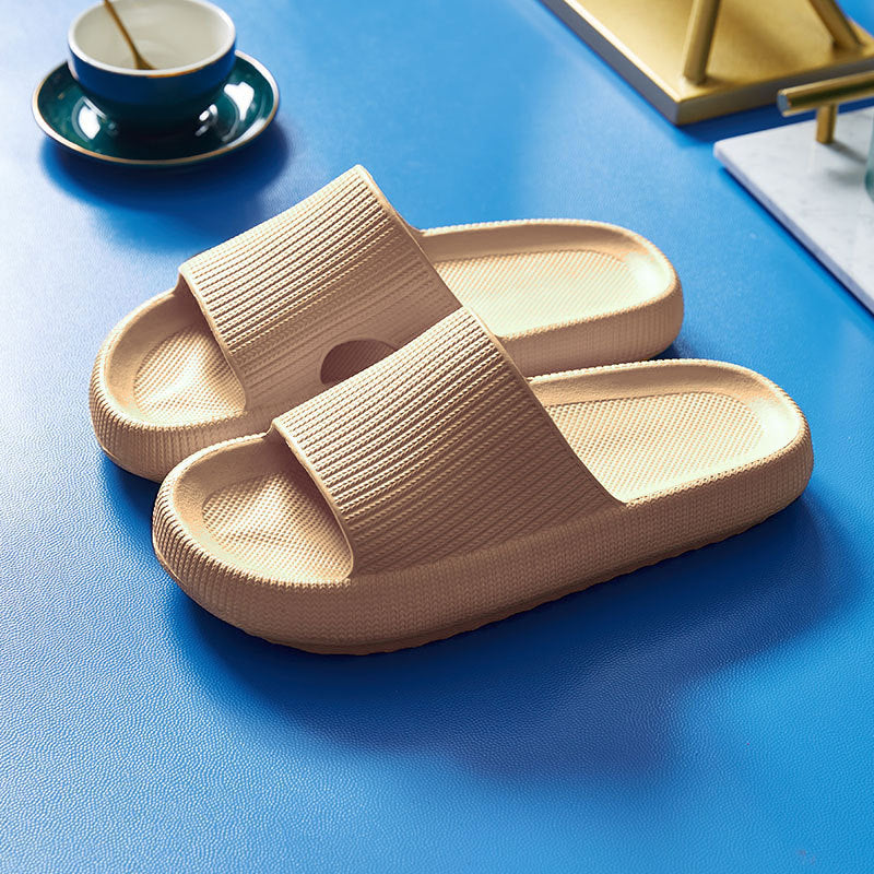 Soft home couple non-slip women slippers