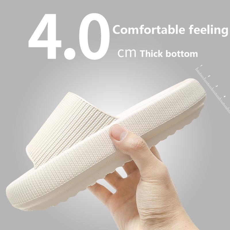 Soft home couple non-slip women slippers