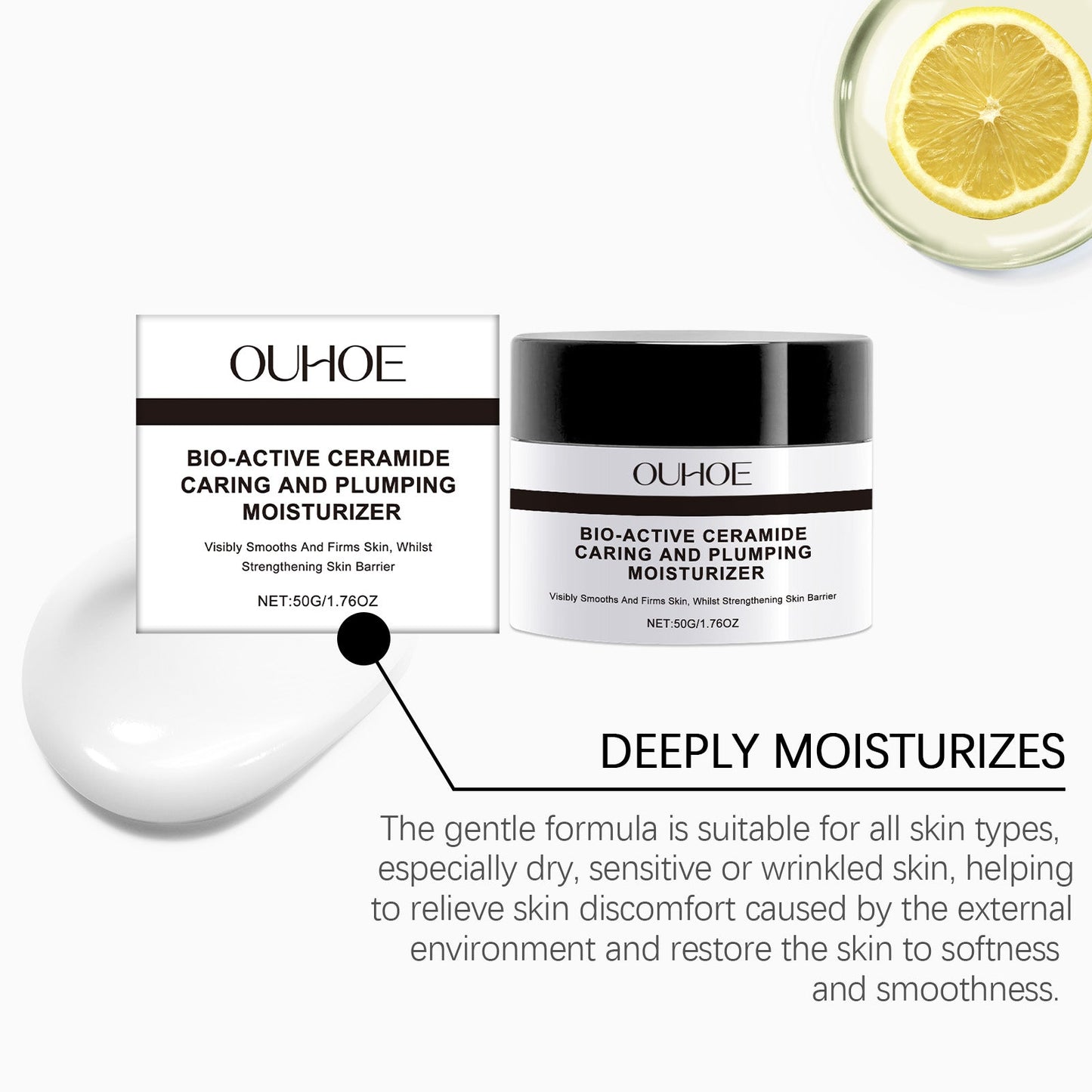OUHOE Facial Moisturizer, Gently Care The Face, Nourish The Skin, Moisturize And Moisturize The Face Firming Essence