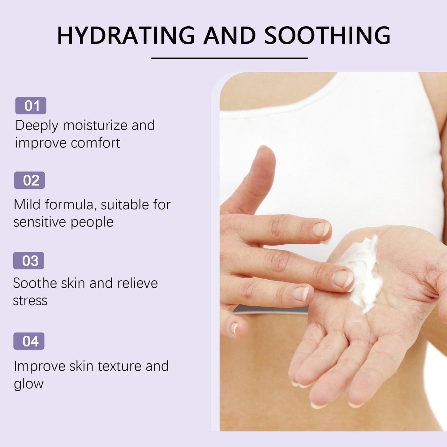 Ximonth Body Soothing Cream Hydrating Moisturizing Massage Nourishing Soothing Cream For Uncomfortable Body Care