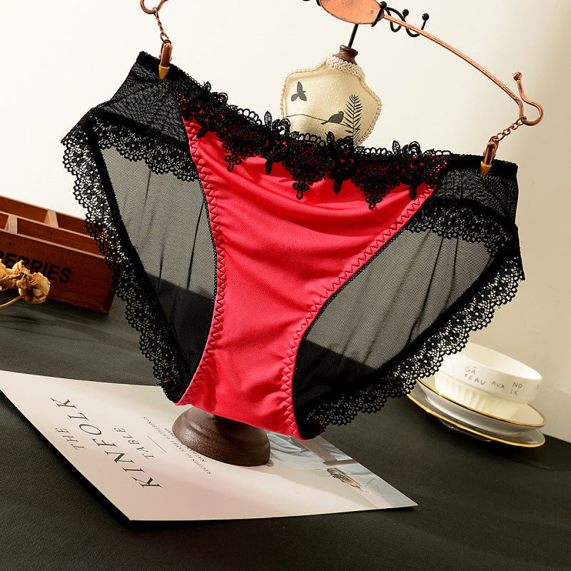 Milk Silk Sexy Panties Women's Underwear Cotton Crotch