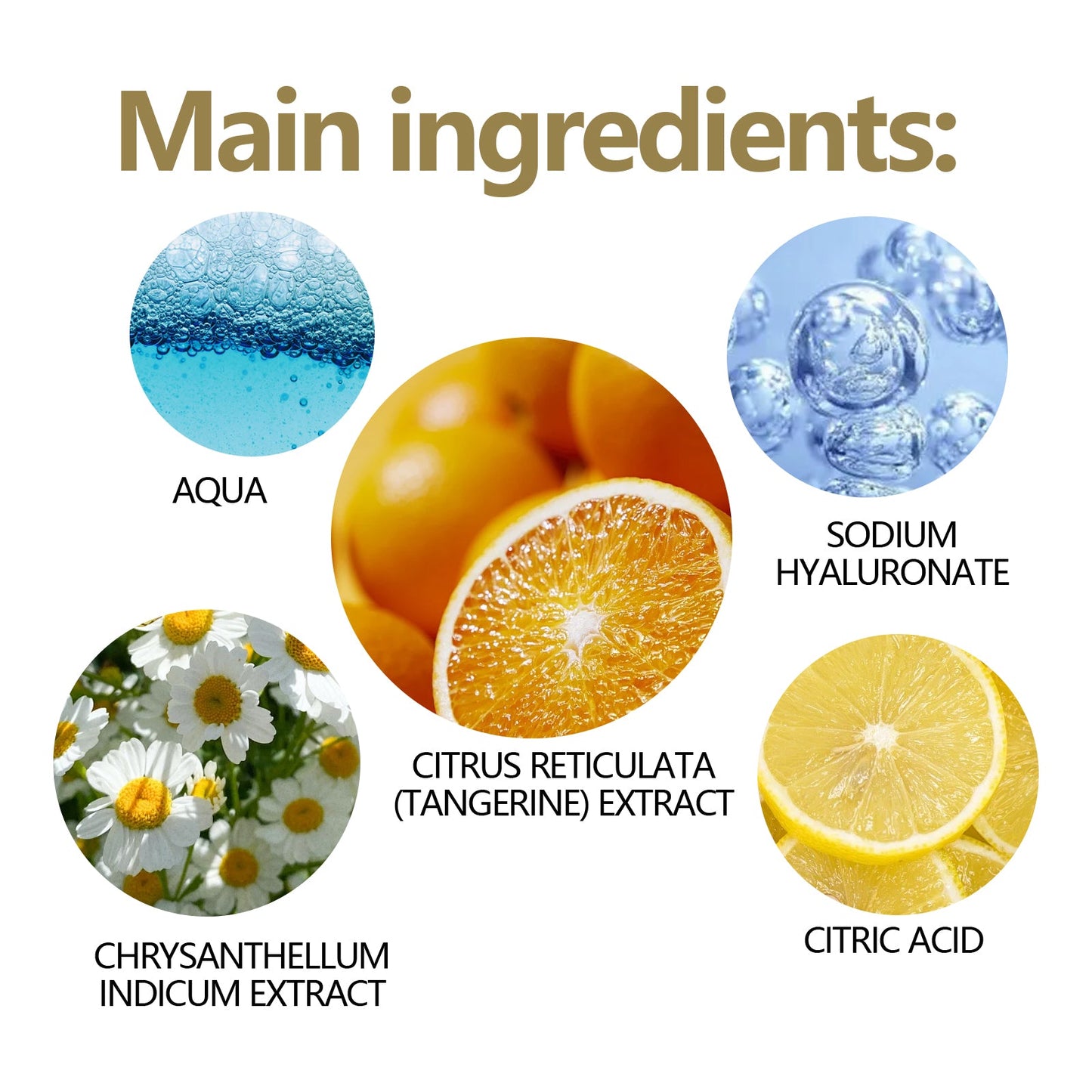 Hoygi Citrus Stem C Serum, Reduce Wrinkles Improve Skin Elasticity Firming And Lifting Anti-Aging Serum