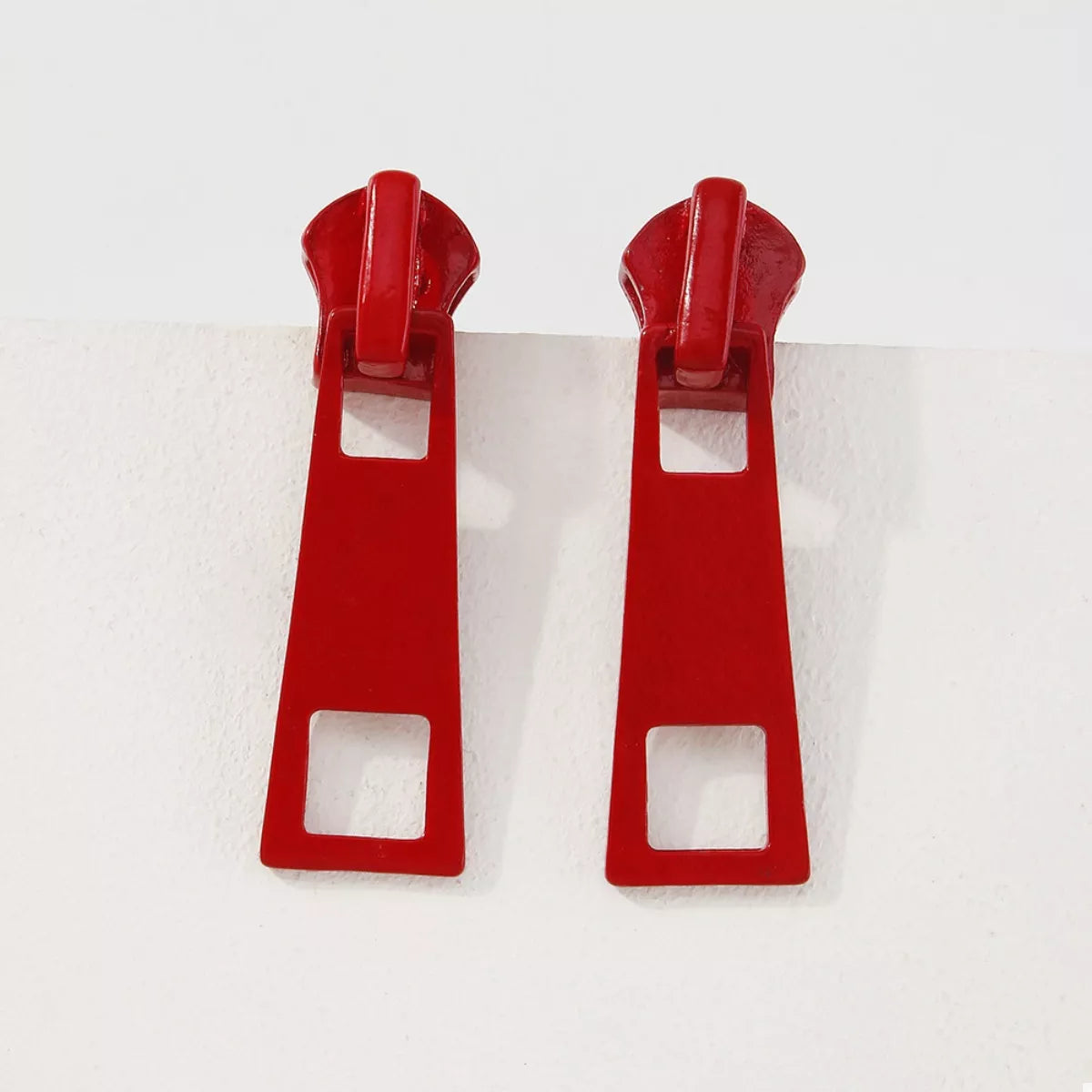 Colorful Zipper Drop Earrings