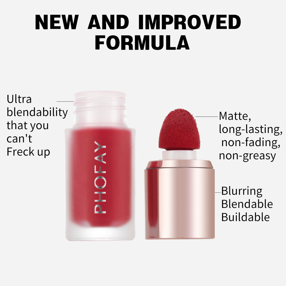 Phofay Matte Long-Lasting Liquid Blush – 4.8 ML