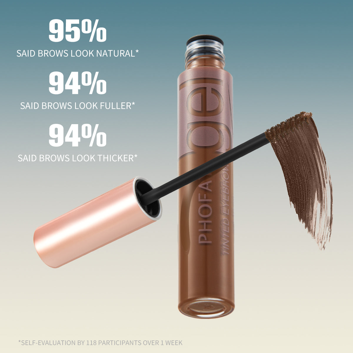 Phofay Long-Lasting Waterproof Brow Gel – 10ML