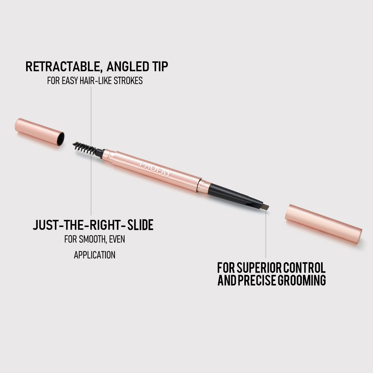 Phofay Waterproof Brow Pencil – 0.25g