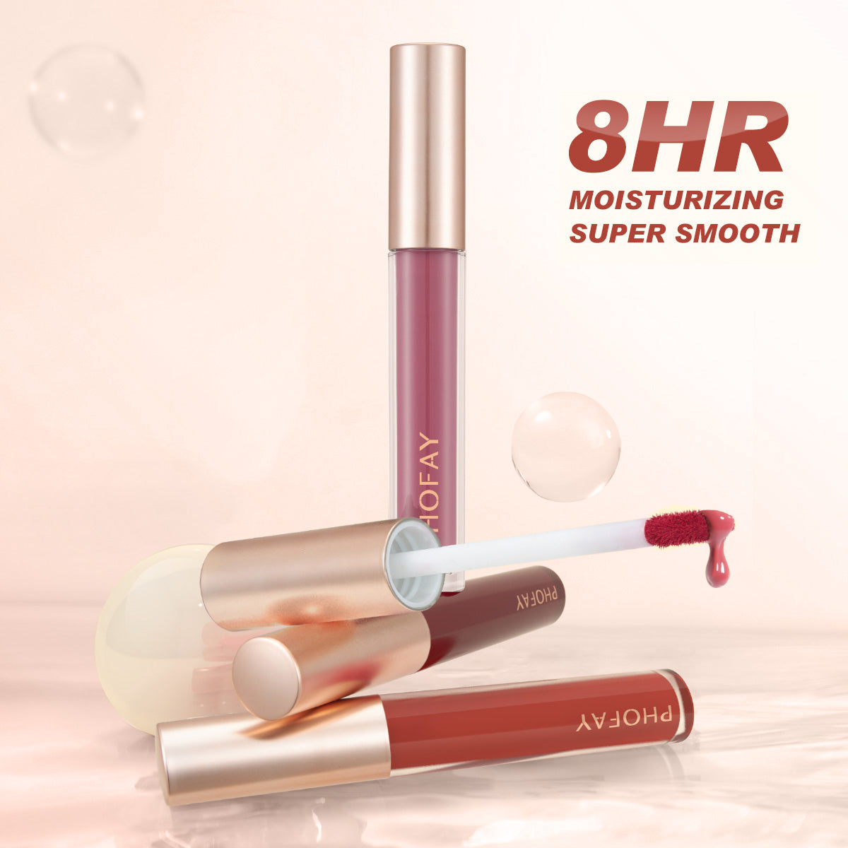 Phofay Moisturizing Smooth Non-Sticky Lip Gloss – 3.2 ML
