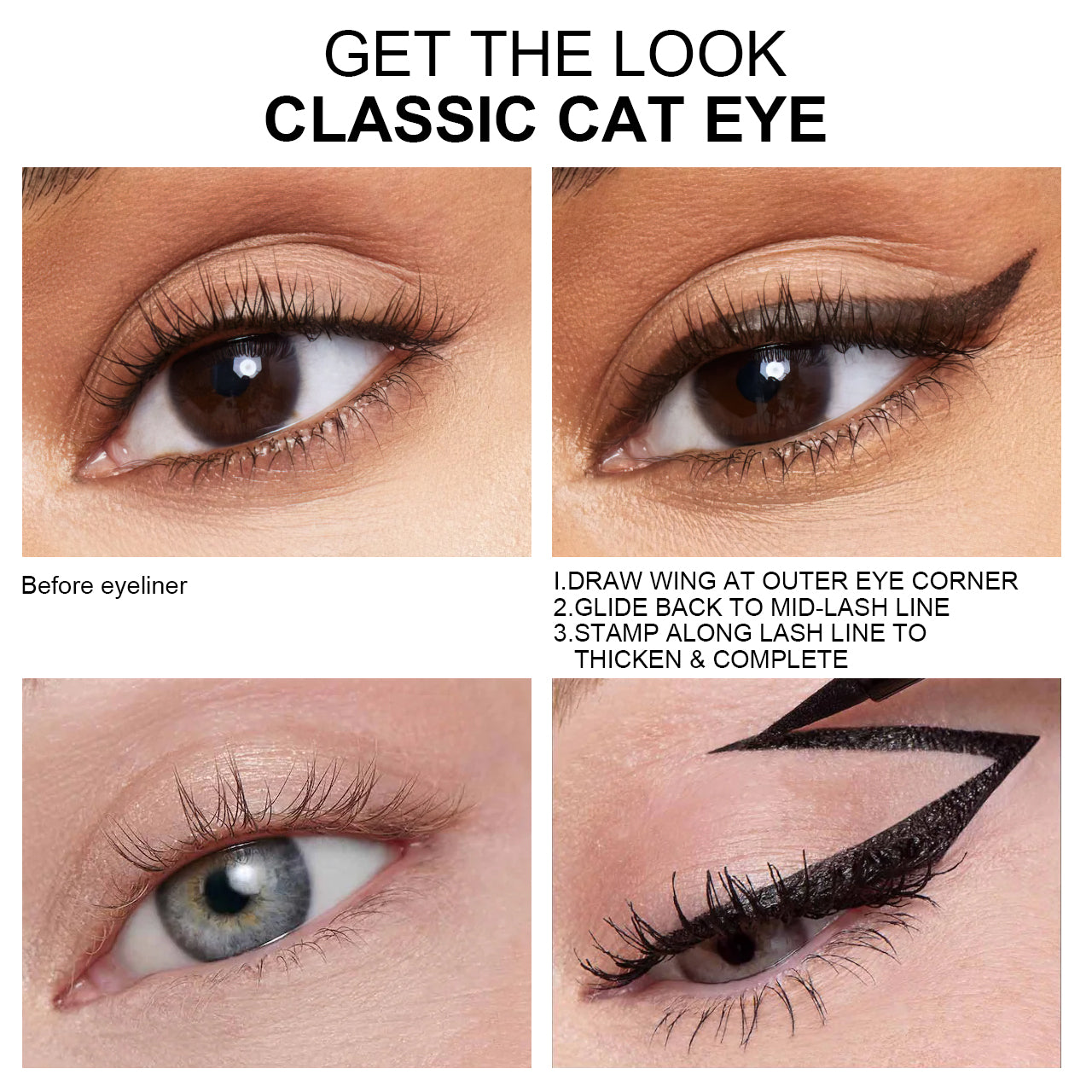 Phofay Winged Eyeliner Stamp Pen – 3ml