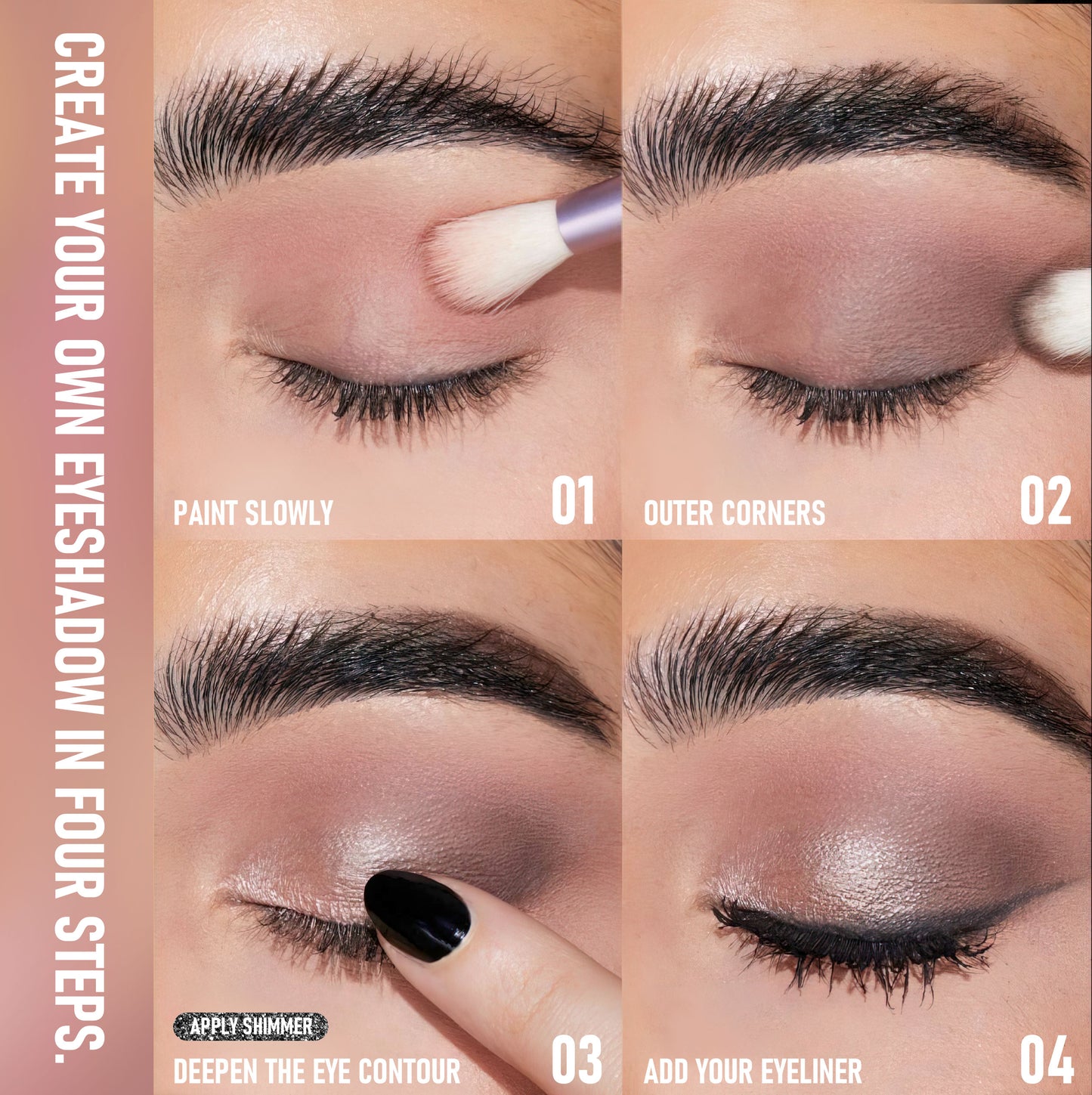 Phofay Matte & Metallic Eyeshadow Palette – 15g
