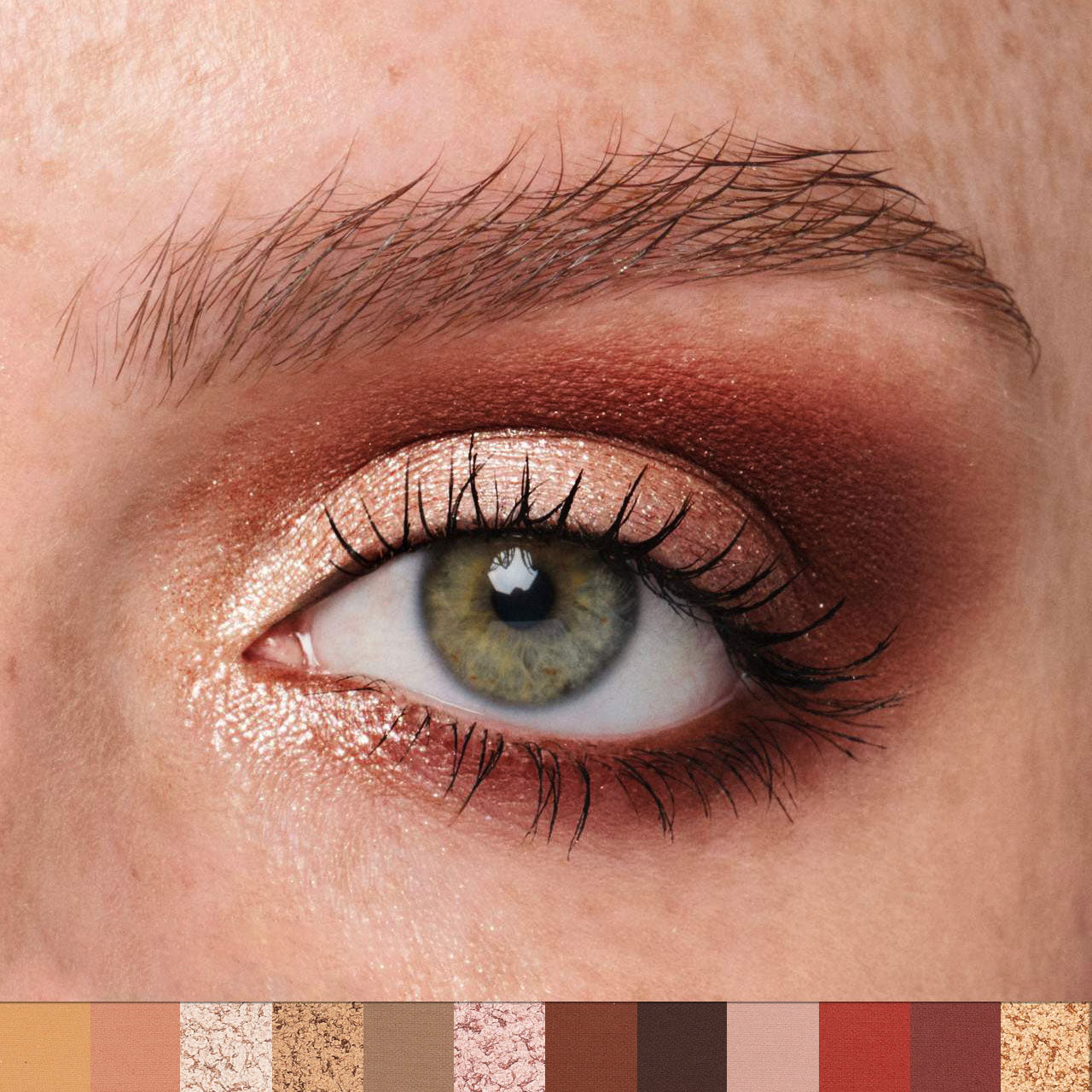 Phofay Matte & Metallic Eyeshadow Palette – 15g