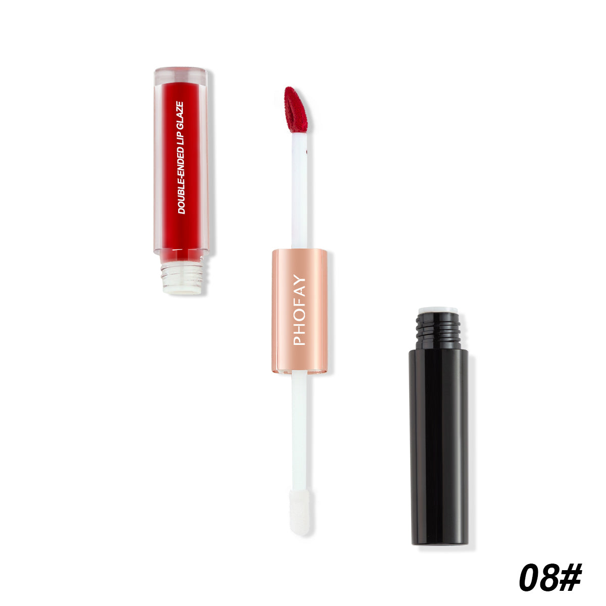 Phofay CL021 Double-Head Non-Stick Cup Lip Gloss