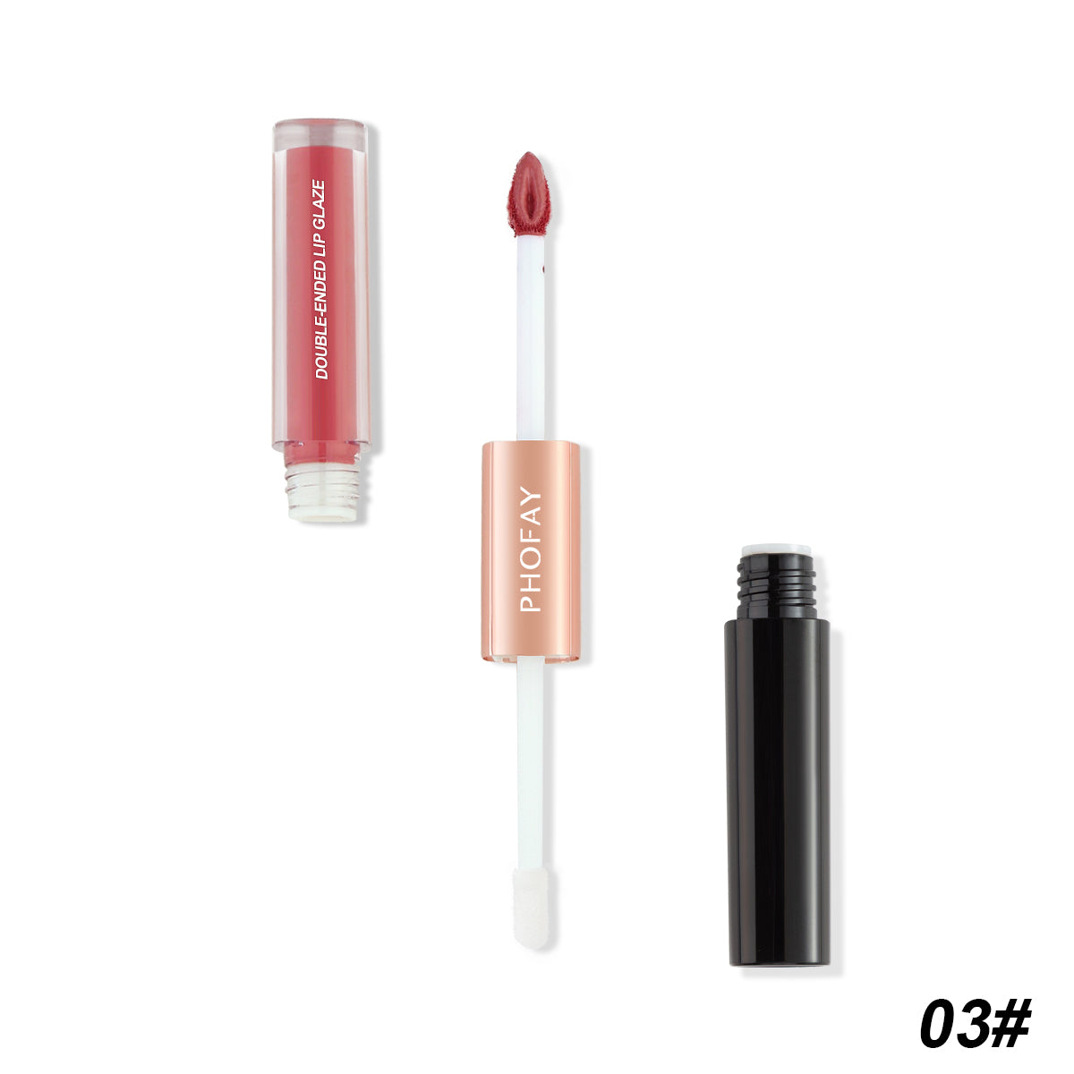 Phofay CL021 Double-Head Non-Stick Cup Lip Gloss