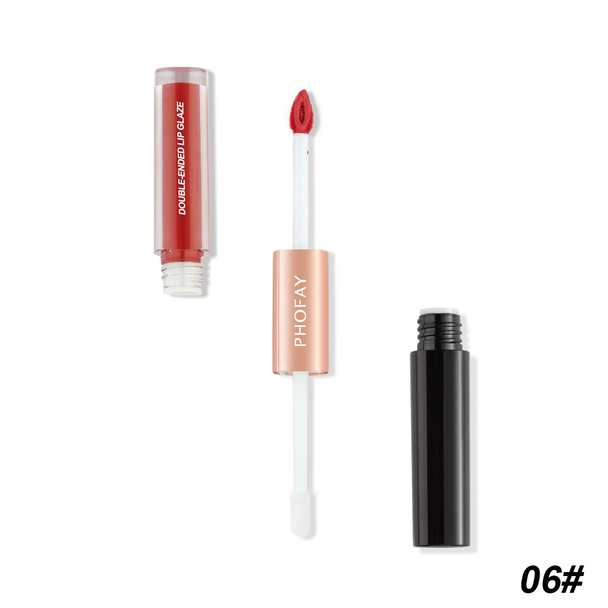 Phofay CL021 Double-Head Non-Stick Cup Lip Gloss