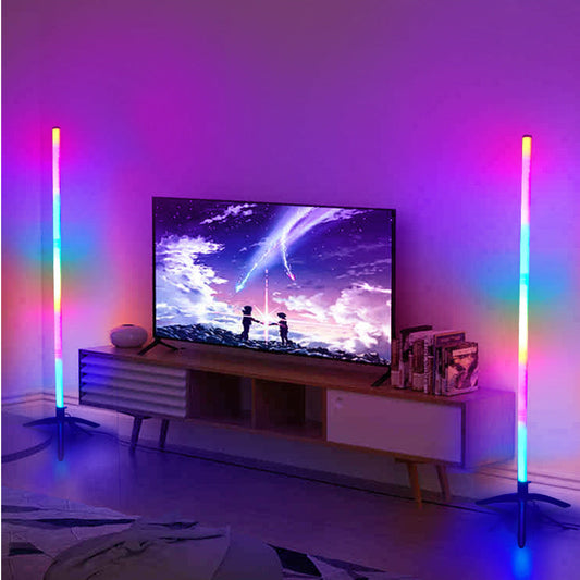 USB Powered LED Lights for Bedroom, Floor Lamp Room Lights,Color Changing Floor LED Light with Remote Control,Decorative Floor Ambient Night Light for Bedroom, Living Room, Game Room,Indoor Lighting, Cozy Lighting for Home Decor（副本）