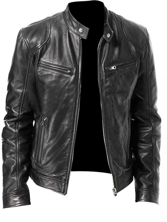 Men's Full Size Zip Up Long Sleeve Jacket Plus Size