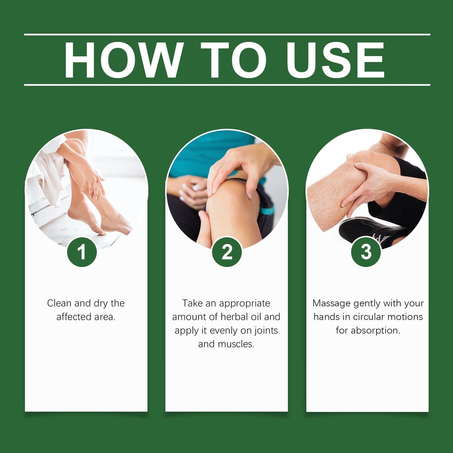 West&Month Herbal Compost Oil, Massage Moisturizing Joint Massage Essential Oil Daily Joint Care Essential Oil
