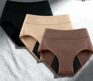 3-layer Absorbent Menstrual Women's Underwear With Breathable Holes