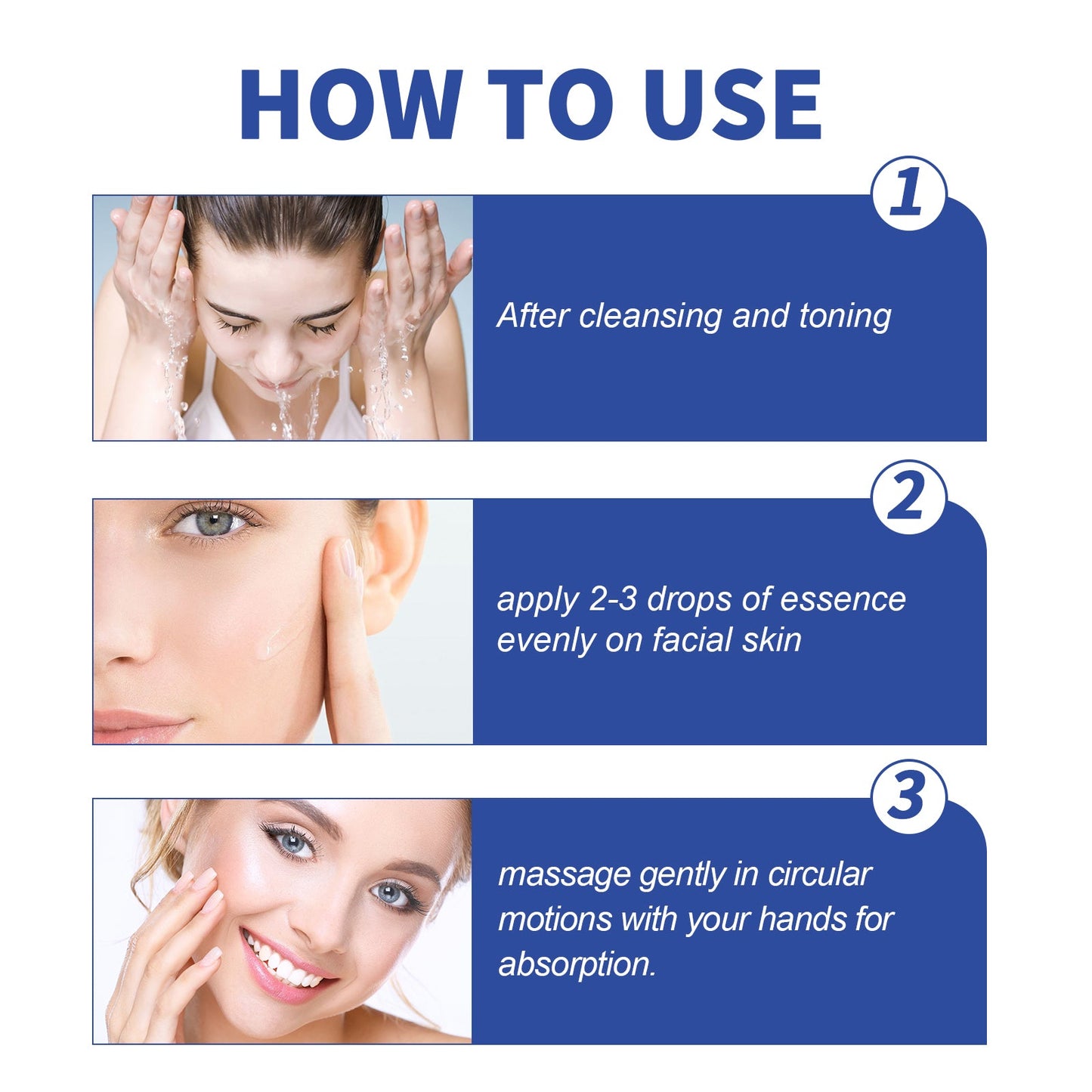 West&Month Facial Treatment Essence Gently Lightens Fine Lines, Firming Skin, Hydrating And Moisturizing Care Essence