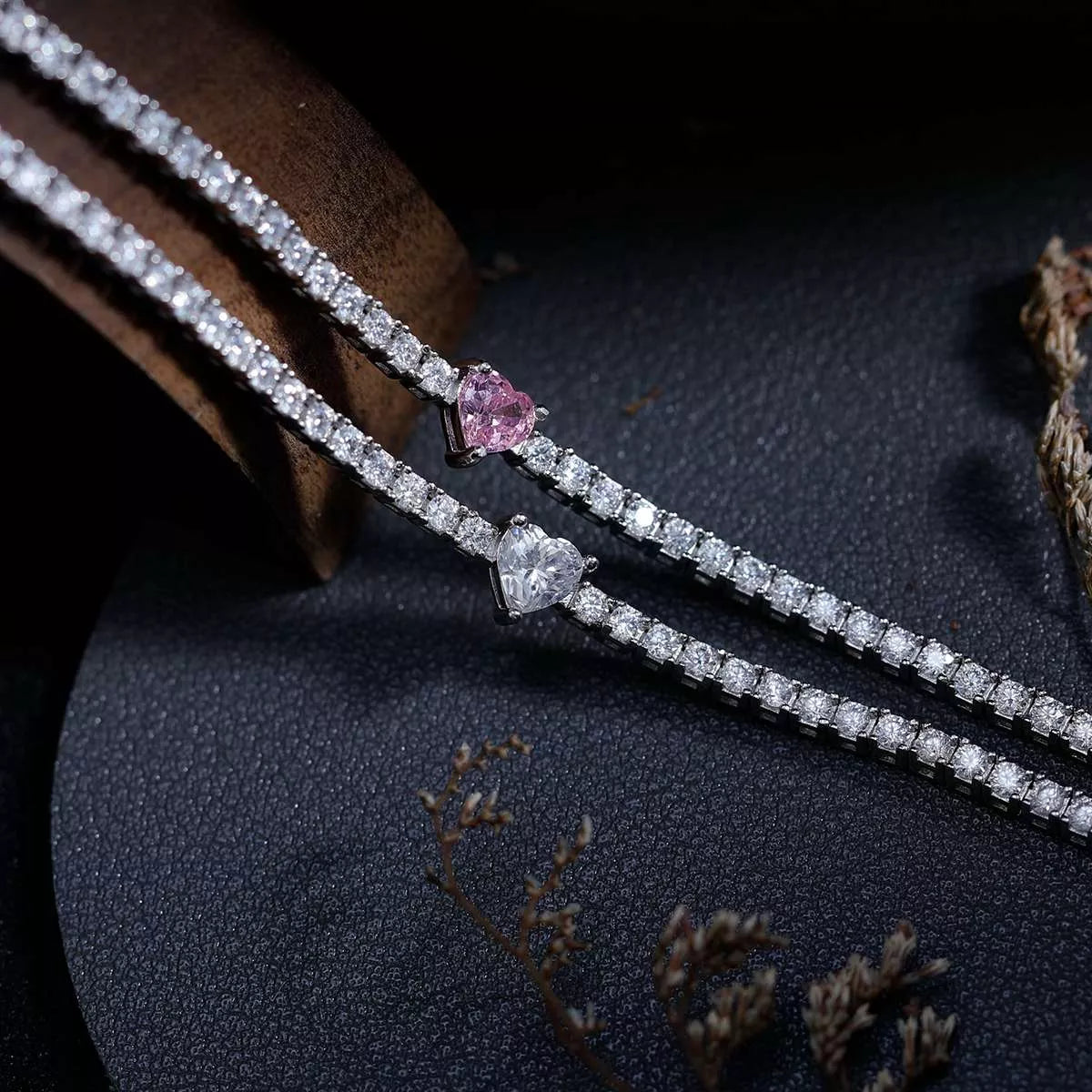 2.42 Carat Moissanite 925 Sterling Silver Bracelet