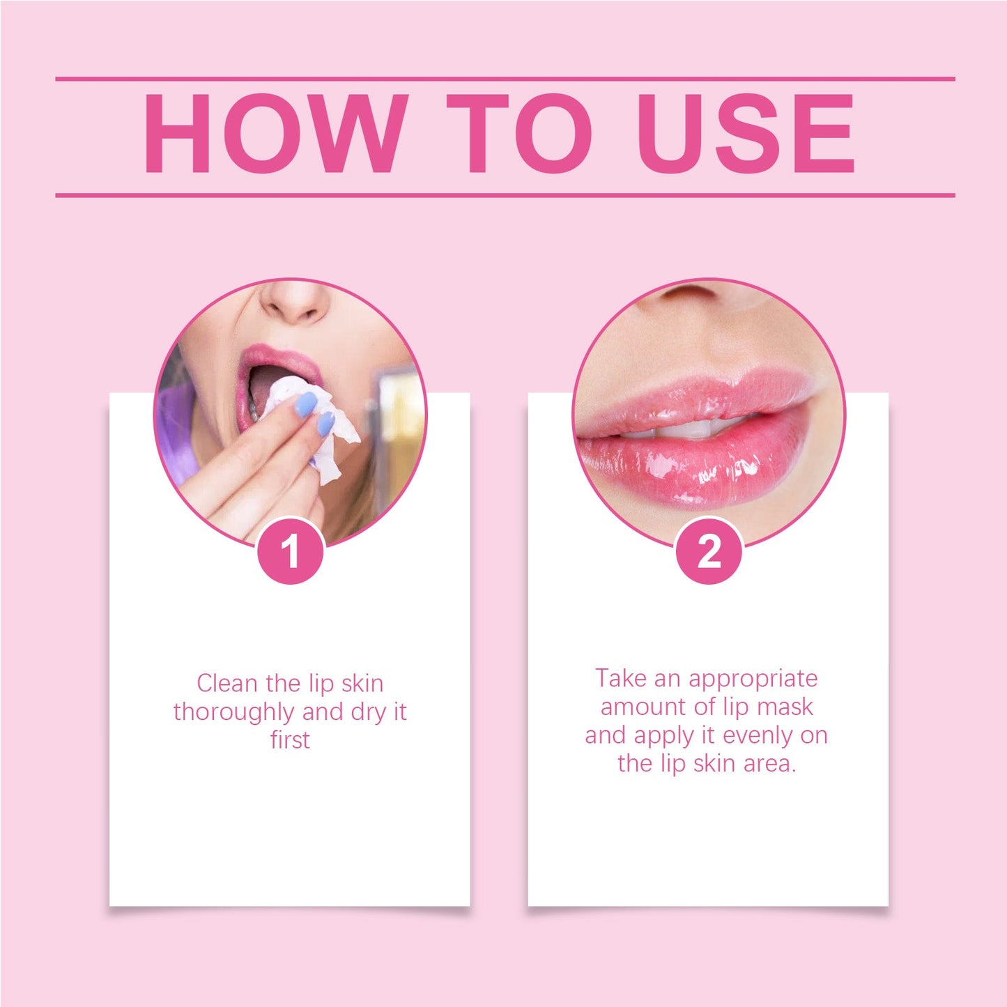Hoygi Cherry Lip Mask, Lip Repair, Anti-Cracking, Moisturizing And Fading Lip Lines Lip Care